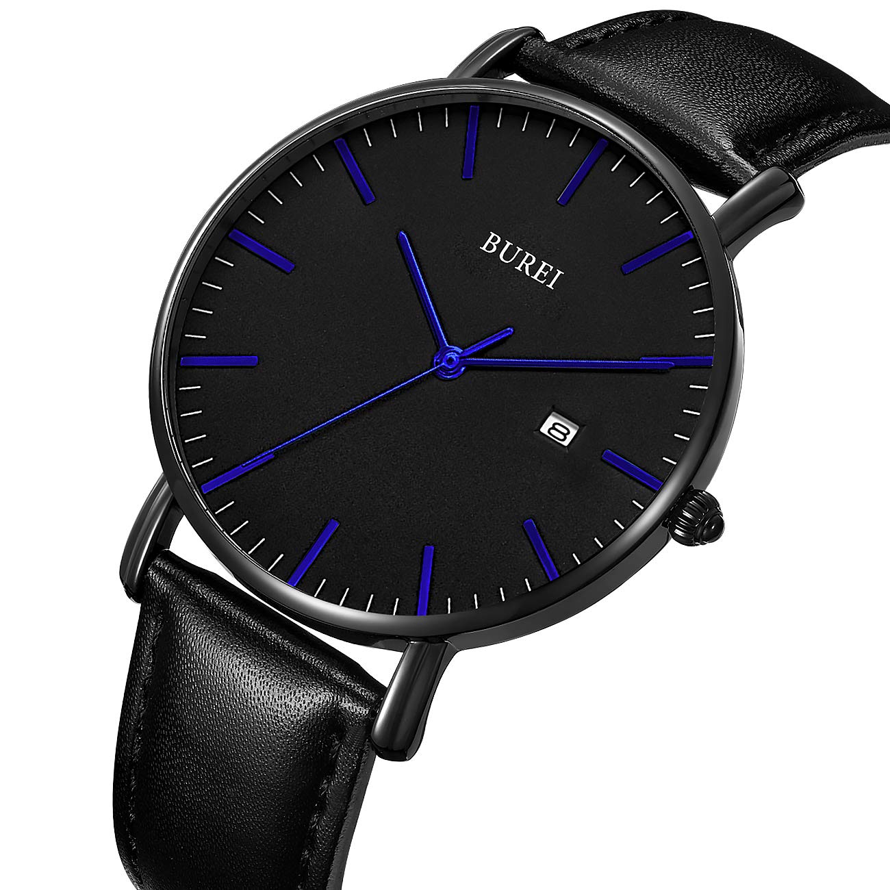 Foto 2 | Reloj Burei Fashion Minimalista Impermeable Para Hombre Con Piel - Venta Internacional.