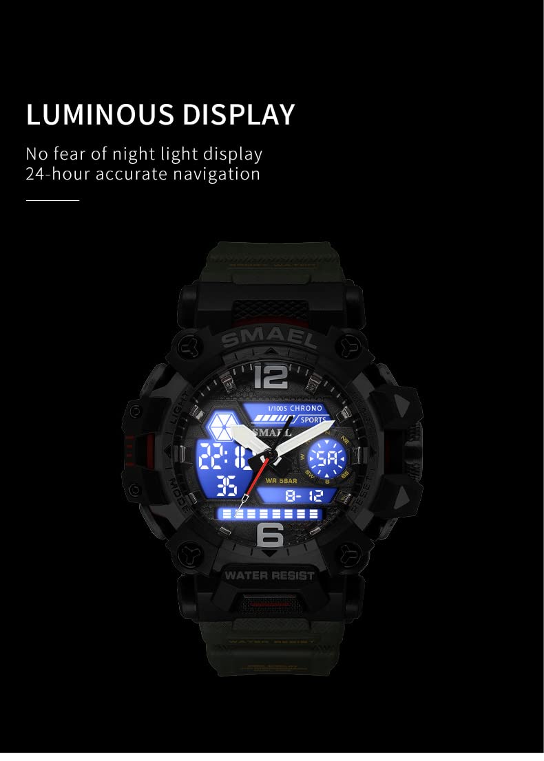 Foto 4 | Reloj Aimes Tactical Outdoor Sports A Prueba De Agua Para Hombre - Venta Internacional.