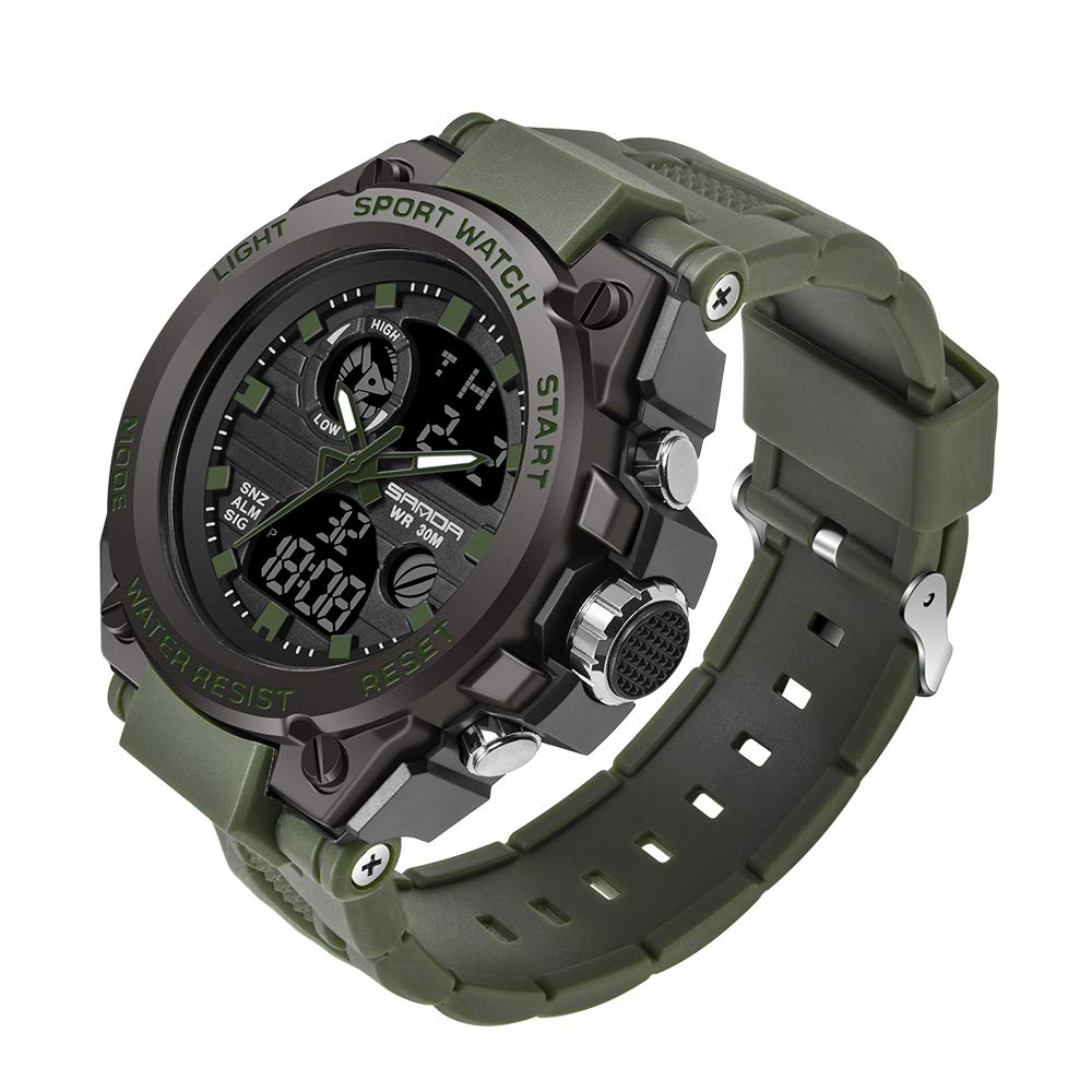 Foto 2 pulgar | Reloj Kxaito Para Hombre, Deportivo, Exterior, Impermeable, Militar, Verde - Venta Internacional.