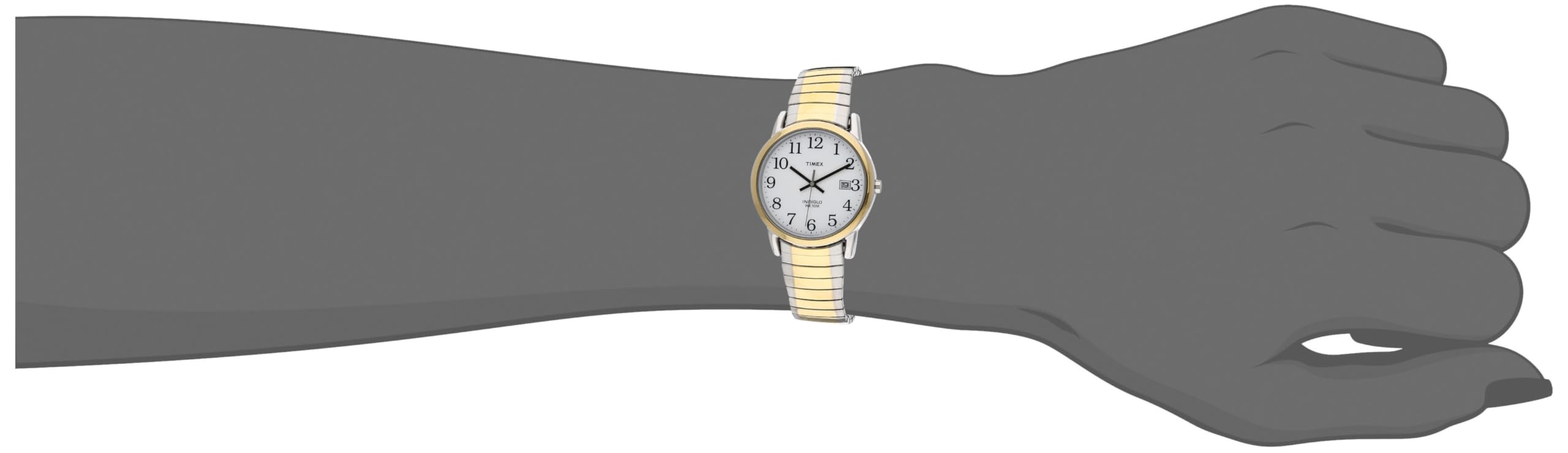 Foto 4 pulgar | Funda Watch Timex Easy Reader De 38 Mm En Dos Tonos Para Hombre - Venta Internacional