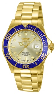 Foto 1 | Invicta 14124 Pro Diver Para Hombre, Esfera Dorada, Chapada - Venta Internacional.