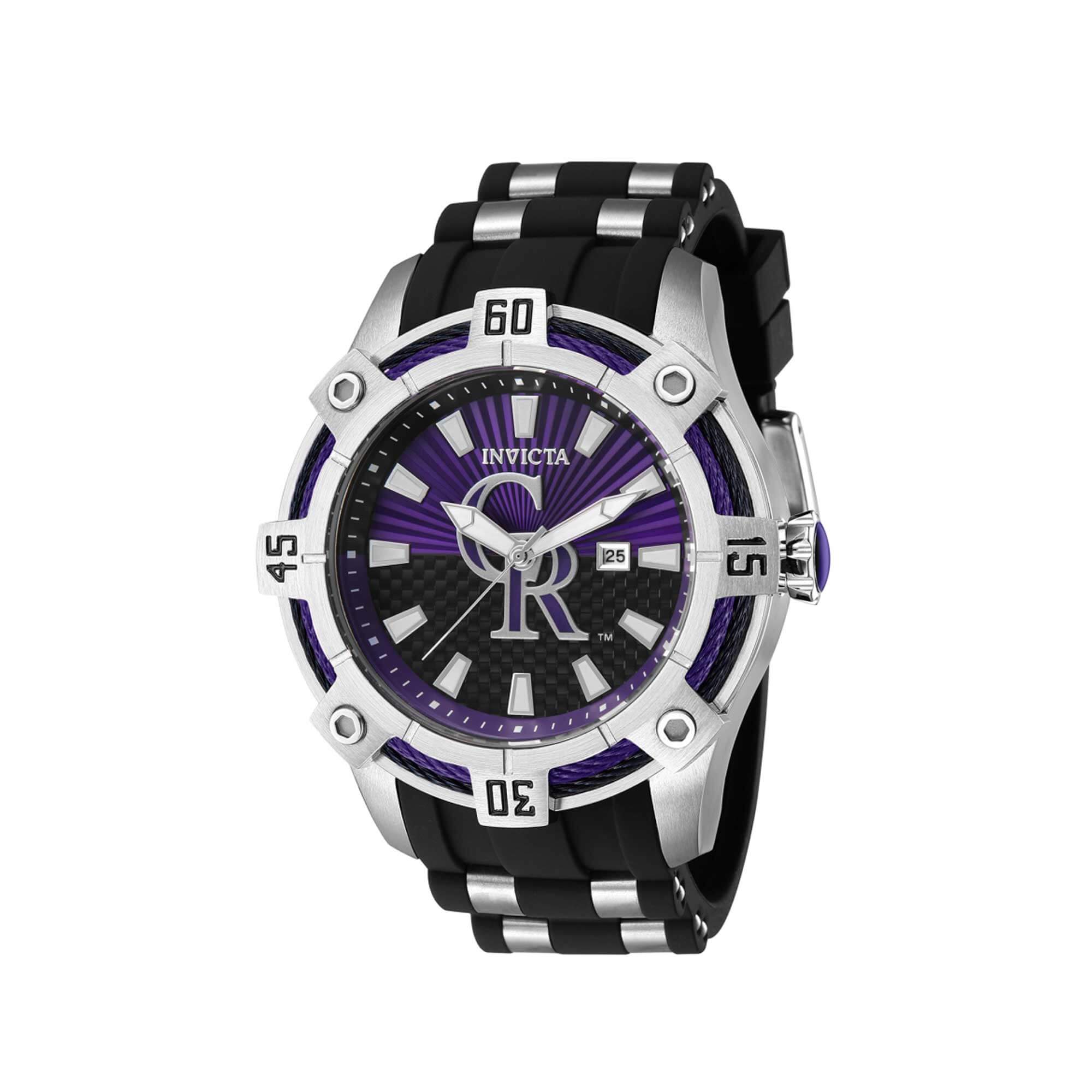 Foto 2 pulgar | Correa Invicta 43267 Para Hombre De La Mlb Colorado Rockies  - Venta Internacional.