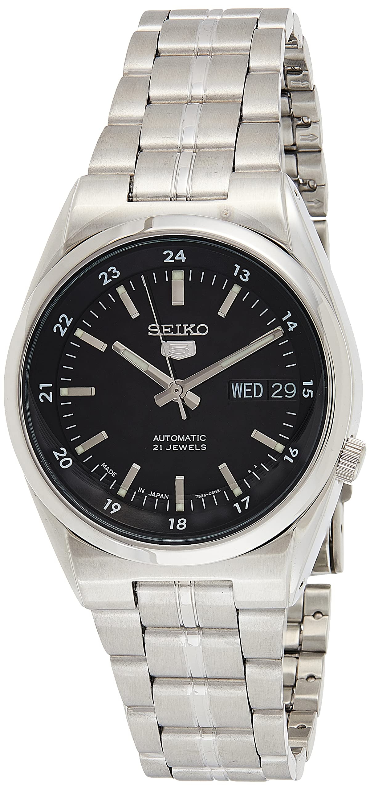 Reloj Seiko Snk567j1 Para Hombre, Acero Inoxidable, 30 M, Resistente Al Agua - Venta Internacional.