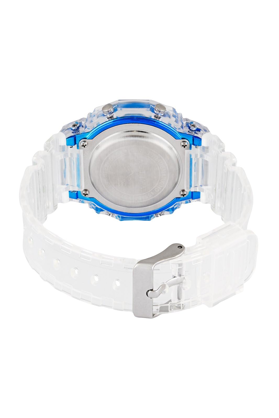 Foto 5 pulgar | Reloj Invicta Digital De 44,5 Mm, Resistente A Los Golpes, Azul Transparente - Venta Internacional.