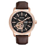 Reloj Bulova 97a109 de Piel Clásico Automático para Hombre - Venta Internacional
