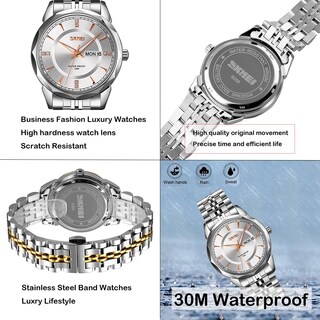 Foto 4 | Reloj Skmei Business de Acero Inoxidable para Hombre - Venta Internacional