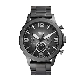 Foto 1 | Reloj Cronógrafo Nate Quartz De Acero Inoxidable De Fossil Para Hombre - Venta Internacional.