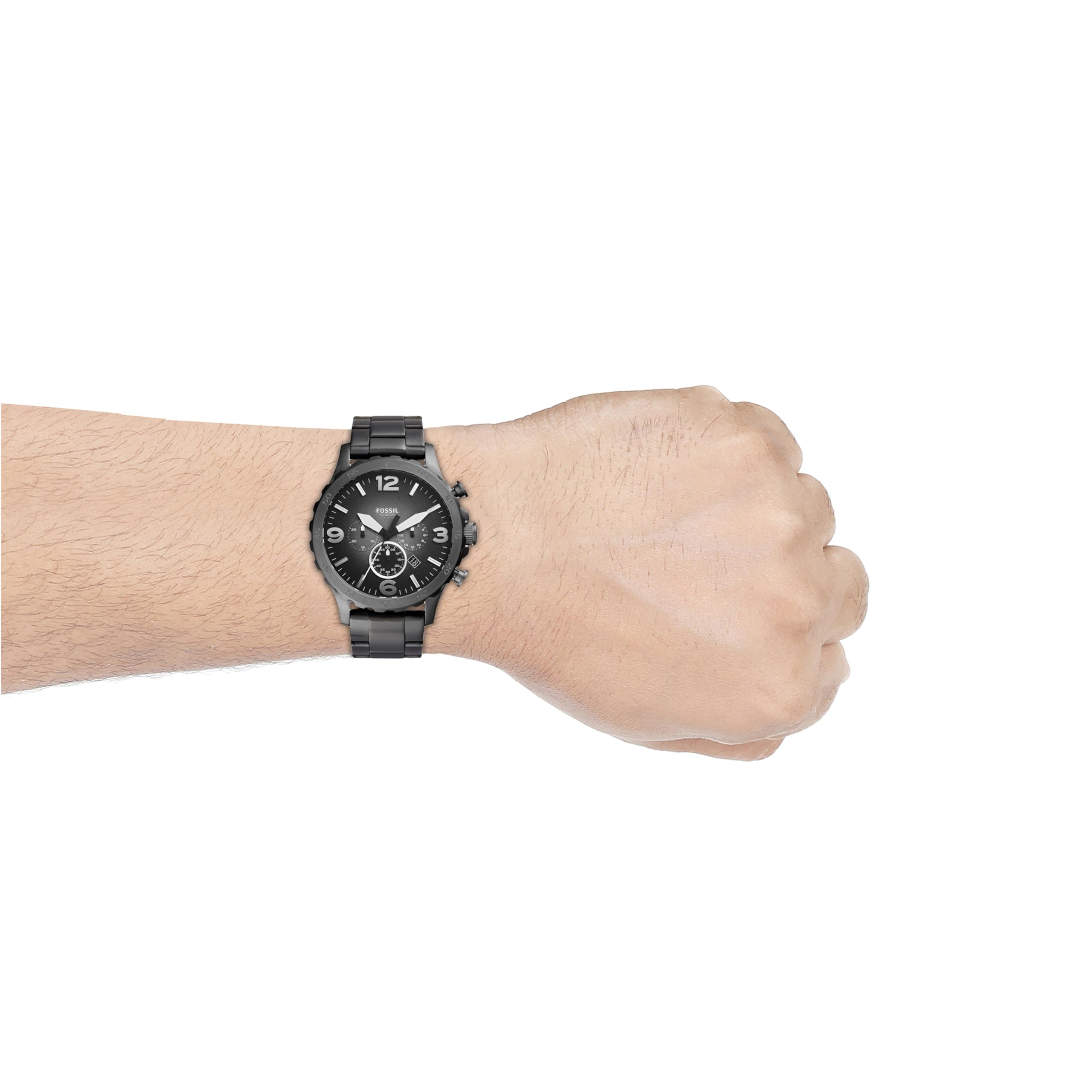 Foto 6 pulgar | Reloj Cronógrafo Nate Quartz De Acero Inoxidable De Fossil Para Hombre - Venta Internacional.