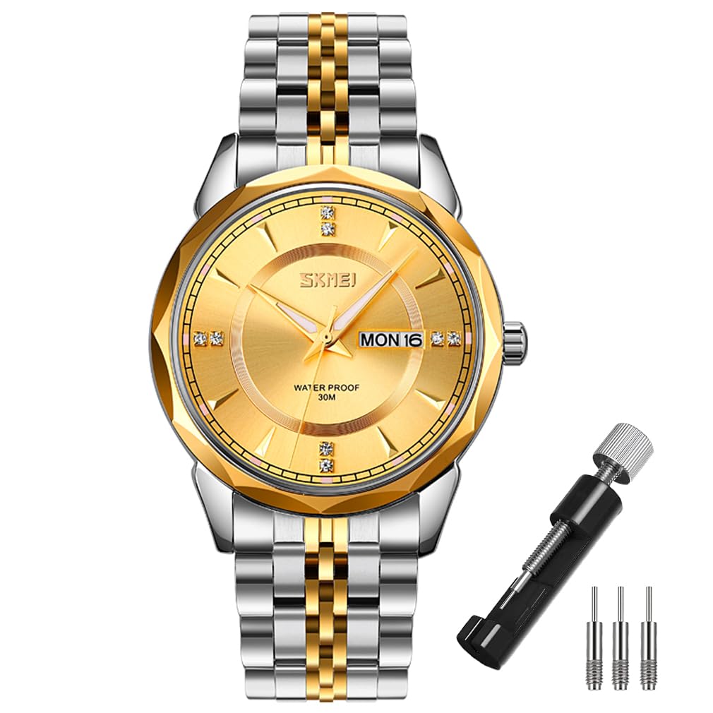 Foto 2 pulgar | Reloj Skmei Business De Acero Inoxidable Impermeable Para Hombre - Venta Internacional.