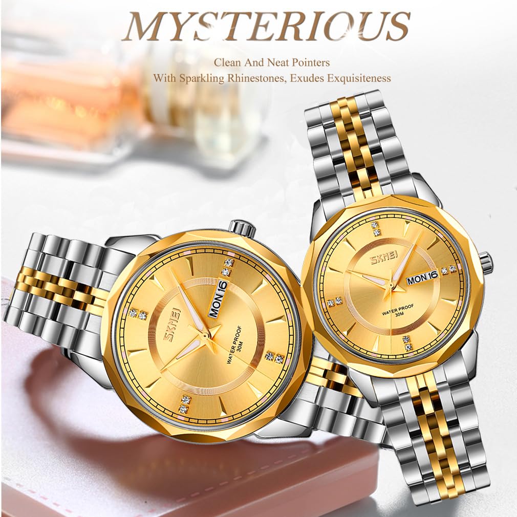 Foto 5 | Reloj Skmei Business De Acero Inoxidable Impermeable Para Hombre - Venta Internacional.