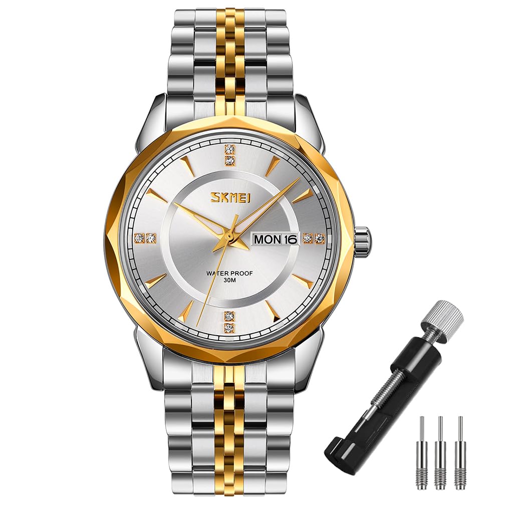 Foto 2 pulgar | Reloj Skmei Business de Acero Inoxidable para Hombre - Venta Internacional