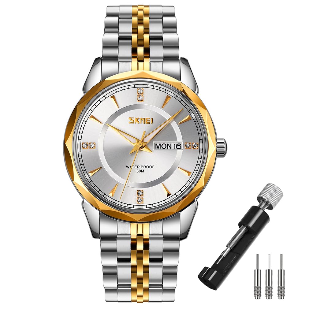 Reloj Skmei Business de Acero Inoxidable para Hombre - Venta Internacional