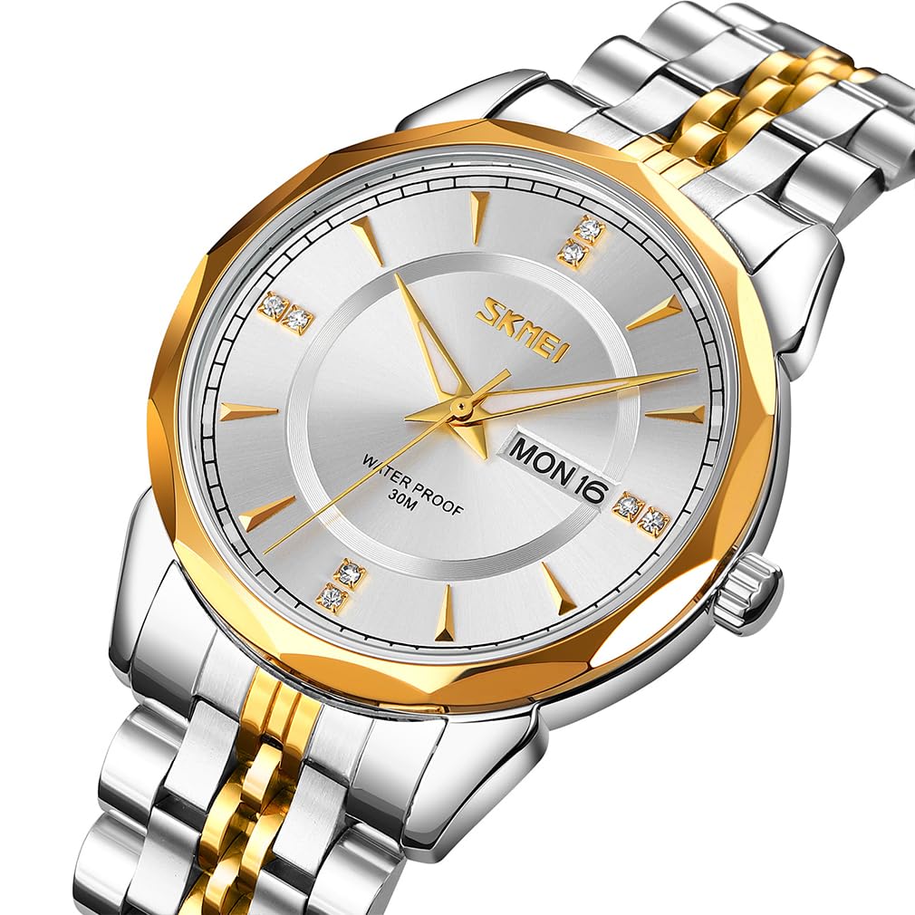 Foto 4 pulgar | Reloj Skmei Business de Acero Inoxidable para Hombre - Venta Internacional