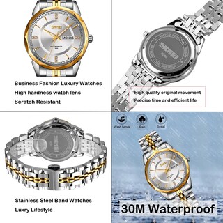 Foto 4 | Reloj Skmei Business de Acero Inoxidable para Hombre - Venta Internacional