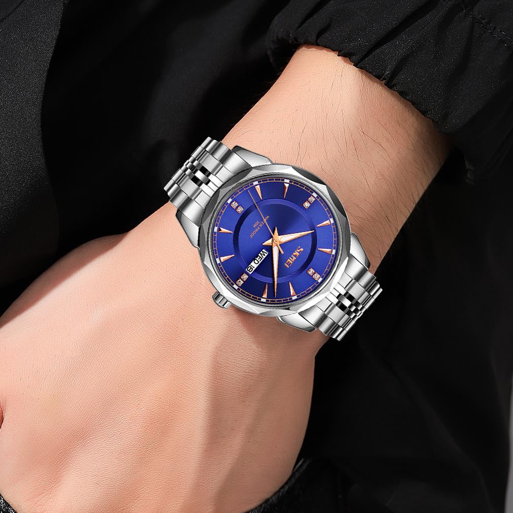 Foto 3 pulgar | Reloj Skmei Business Waterproof Luxury Para Hombre Plateado - Venta Internacional.