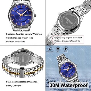 Foto 4 | Reloj Skmei Business Waterproof Luxury Para Hombre Plateado - Venta Internacional.
