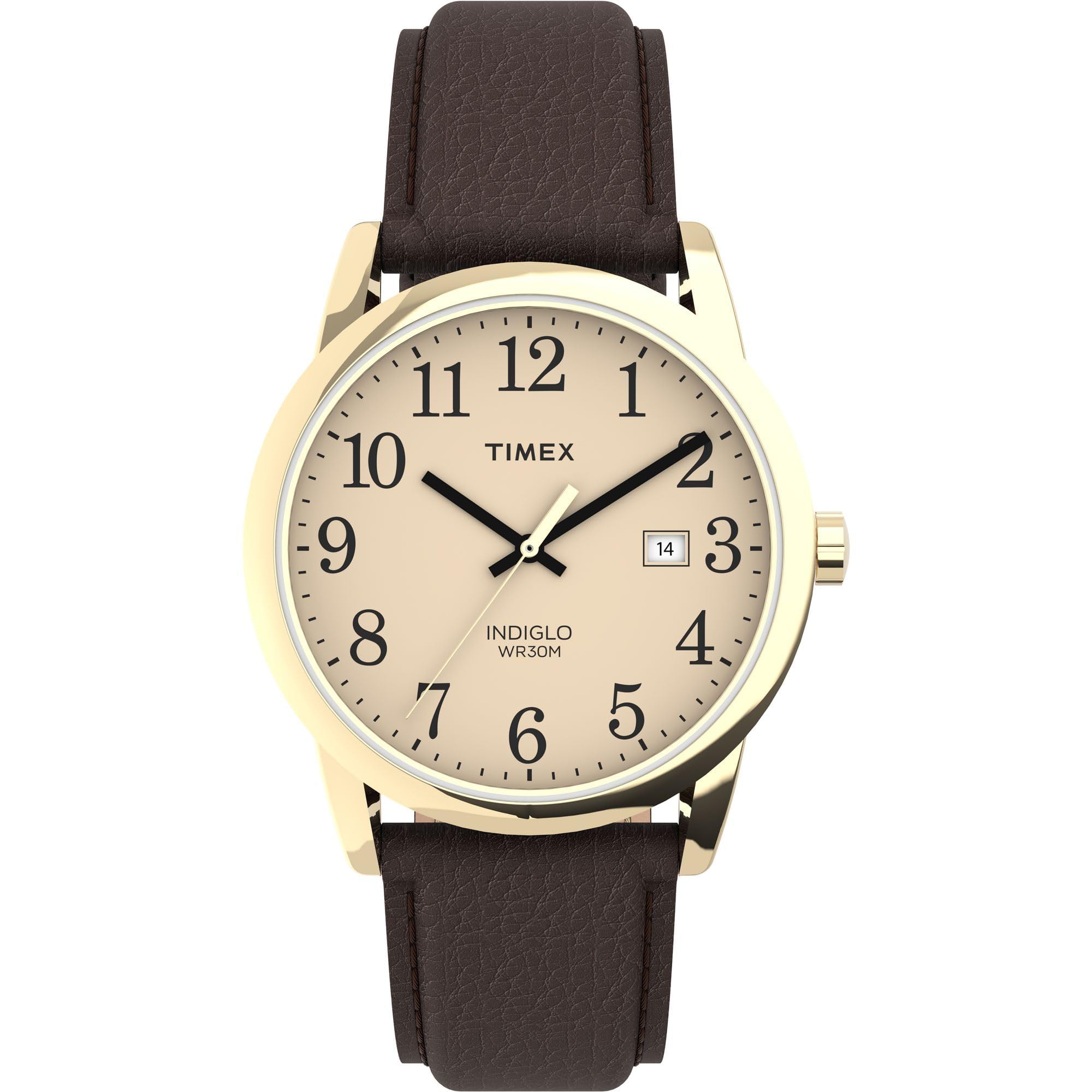 Foto 2 pulgar | Reloj Timex Easy Reader de Piel 38 mm para Hombre - Venta Internacional