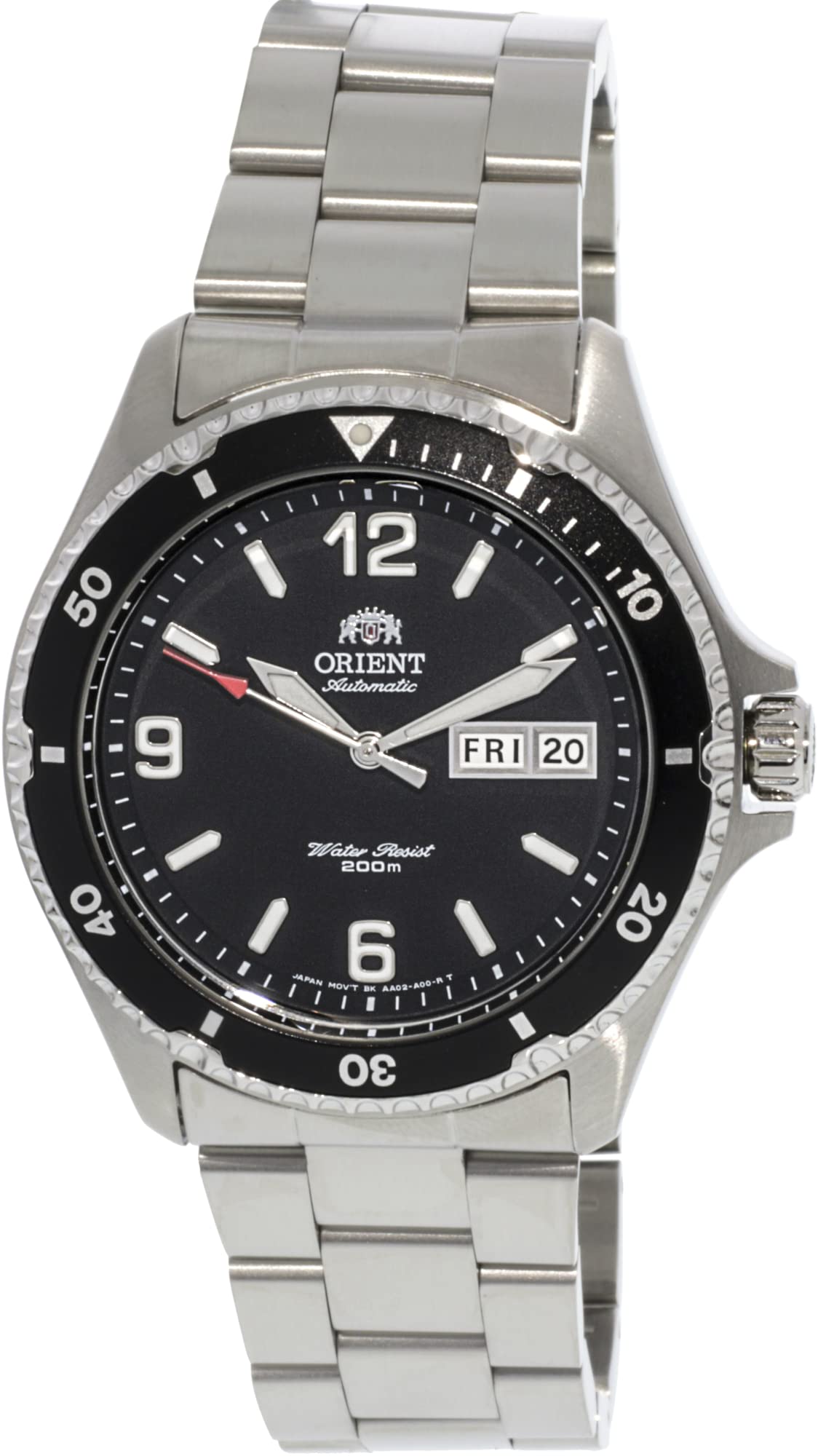 Reloj Orient Mako Ii Automático Con Esfera Negra Para Hombre Faa02001b9 - Venta Internacional.