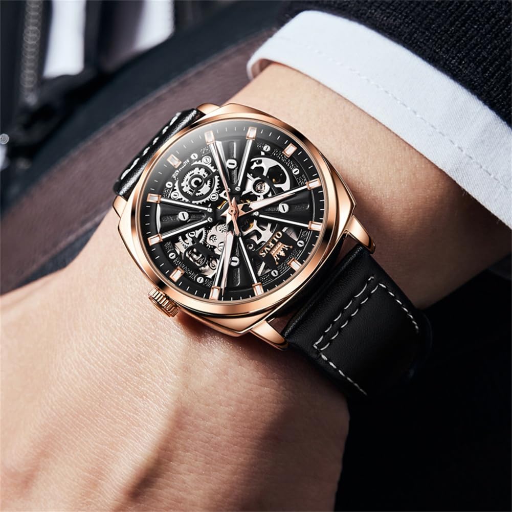 Foto 2 | Reloj Olevs Automatic Skeleton Mechanics - Venta Internacional