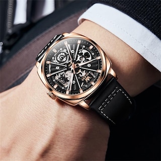 Foto 2 | Reloj Olevs Automatic Skeleton Mechanics - Venta Internacional
