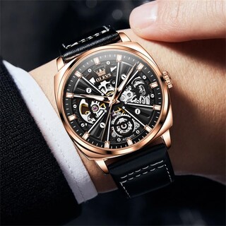 Foto 3 | Reloj Olevs Automatic Skeleton Mechanics - Venta Internacional