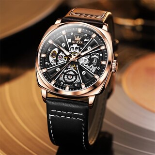 Foto 7 | Reloj Olevs Automatic Skeleton Mechanics - Venta Internacional