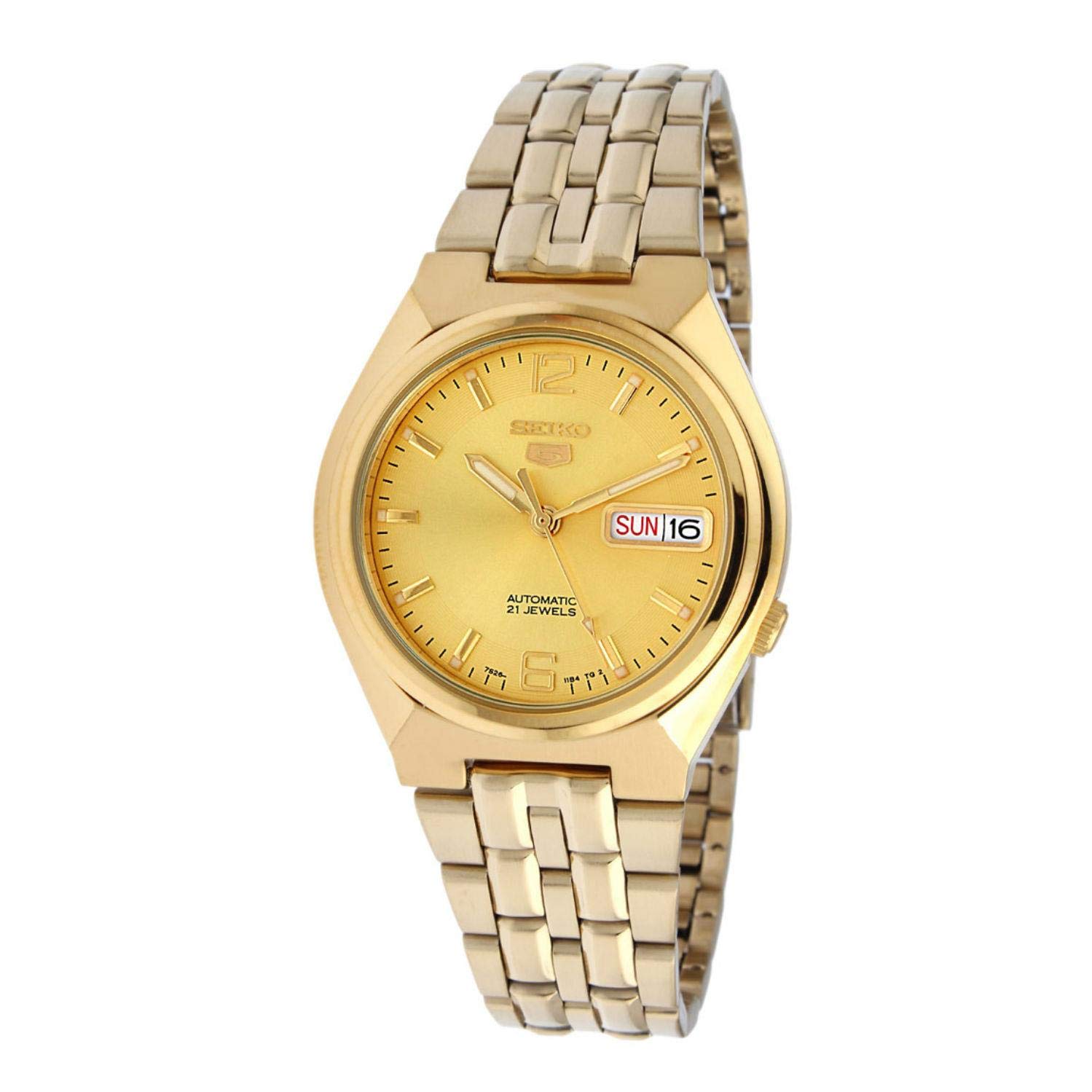 Foto 2 pulgar | Reloj Seiko Serie 5 Snkl64 Automático Para Hombre En Tono Dorado - Venta Internacional.
