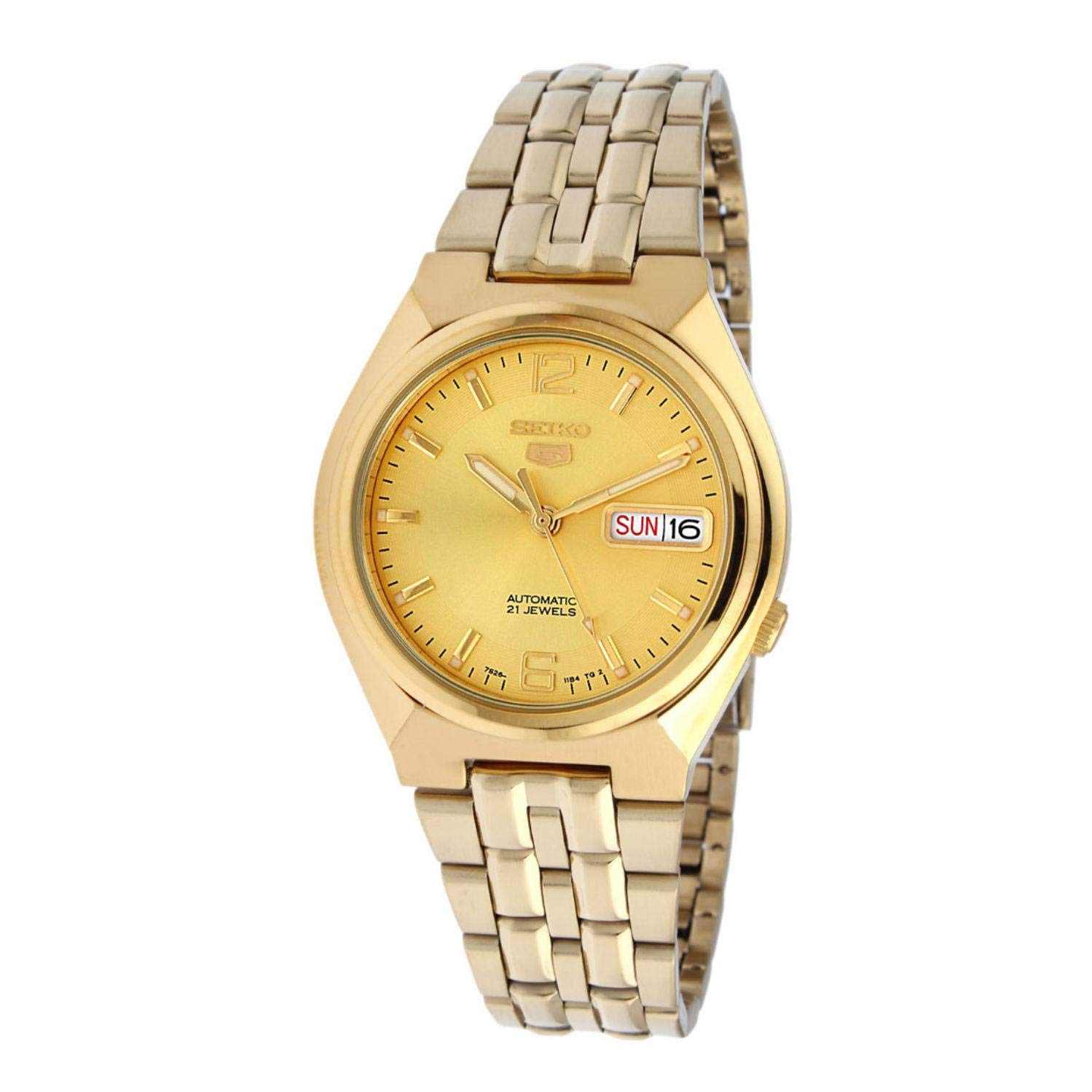 Reloj Seiko Serie 5 Snkl64 Automático Para Hombre En Tono Dorado - Venta Internacional.