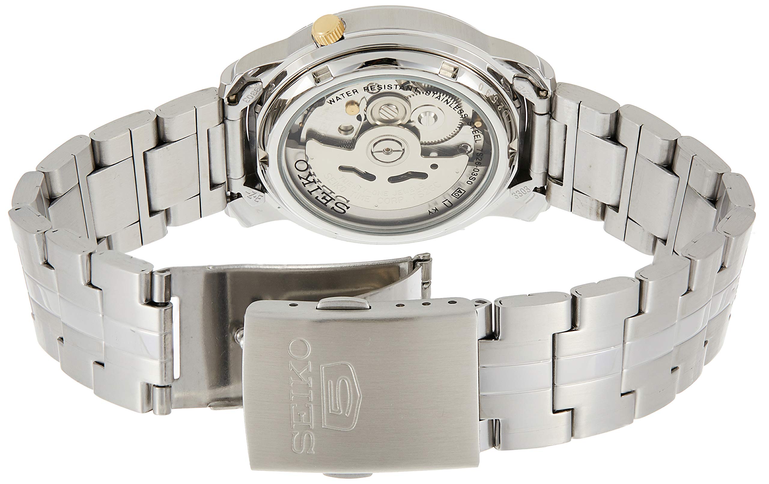 Foto 3 pulgar | Reloj Seiko Snkl81k1 Analógico Automático Para Hombre Con Acero Inoxidable - Venta Internacional.
