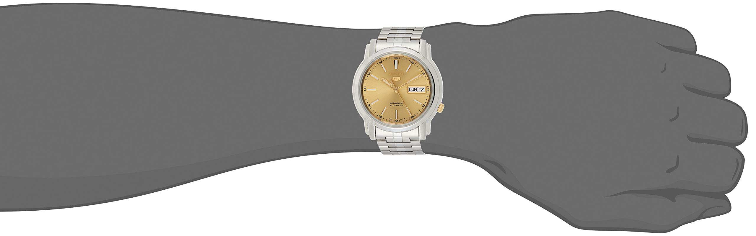 Foto 5 pulgar | Reloj Seiko Snkl81k1 Analógico Automático Para Hombre Con Acero Inoxidable - Venta Internacional.