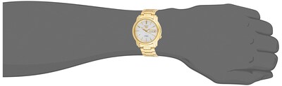 Foto 4 | Reloj Seiko Snkk74 De Acero Inoxidable Chapado En Oro Para Hombre - Venta Internacional.