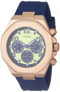 Foto 1 | Reloj Guess Para Hombre Con Correa Azul De 46 Mm Y Esfera Verde Lima - Venta Internacional.