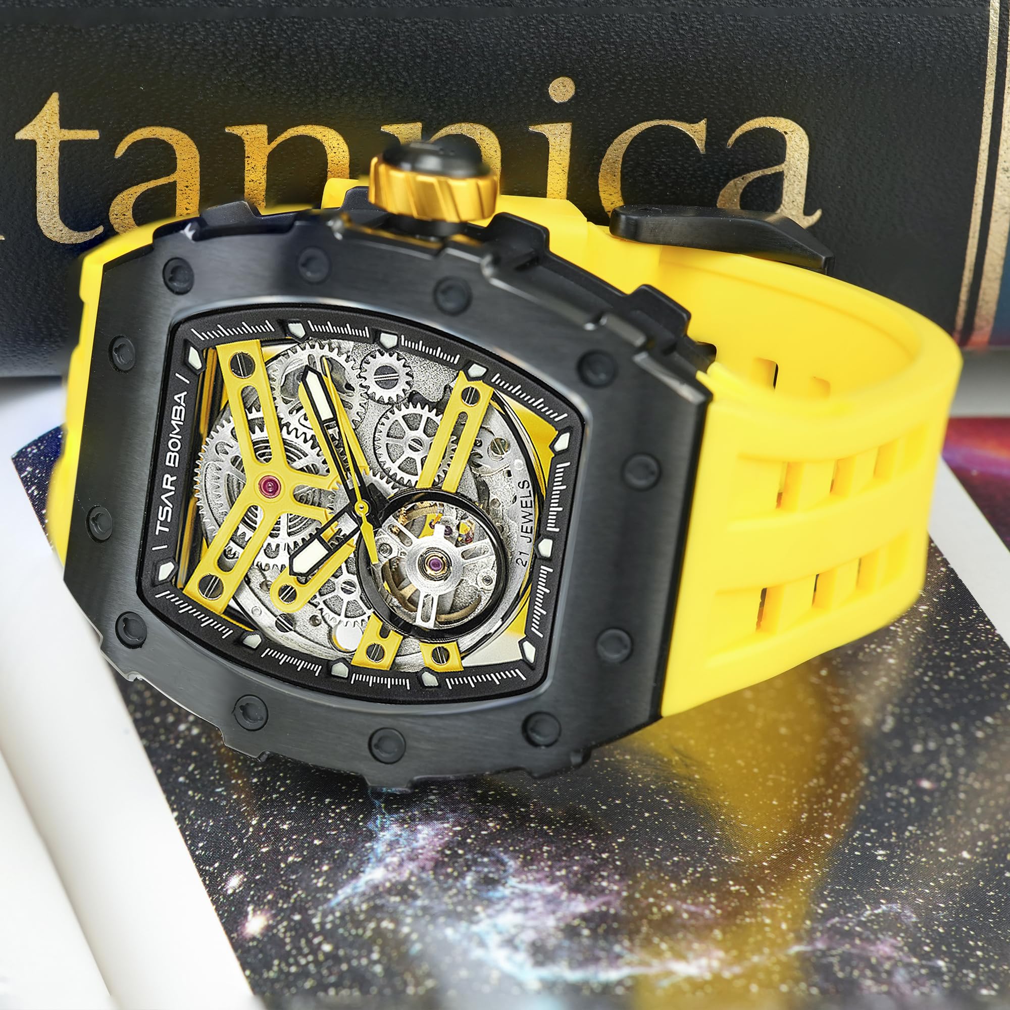 Foto 4 pulgar | Reloj Tsar Bomba Luxury Automatic Para Hombre, 50 M, Resistente Al Agua - Venta Internacional.