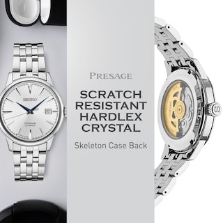 Foto 7 | Reloj Seiko Srpb77 Presage Cocktail Time Para Hombre Con Esfera Plateada - Venta Internacional.