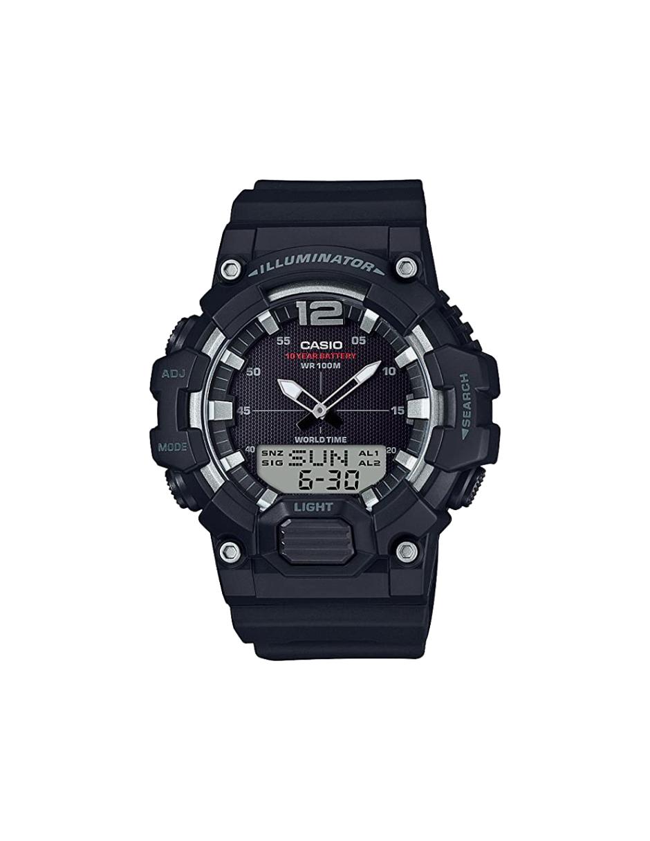 Reloj Deportivo Casio Illuminator Análogo Digital Negro para Hombre