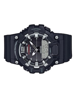 Foto 2 | Reloj Deportivo Casio Illuminator Análogo Digital Negro para Hombre
