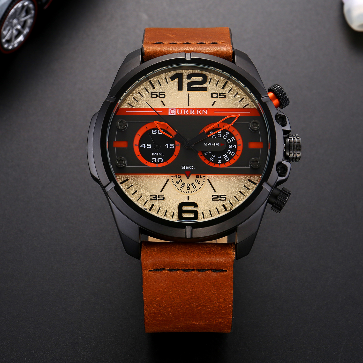 Foto 2 | Reloj Curren M8259 De Cuarzo Impermeable De 10 M Para Hombre - Venta Internacional.