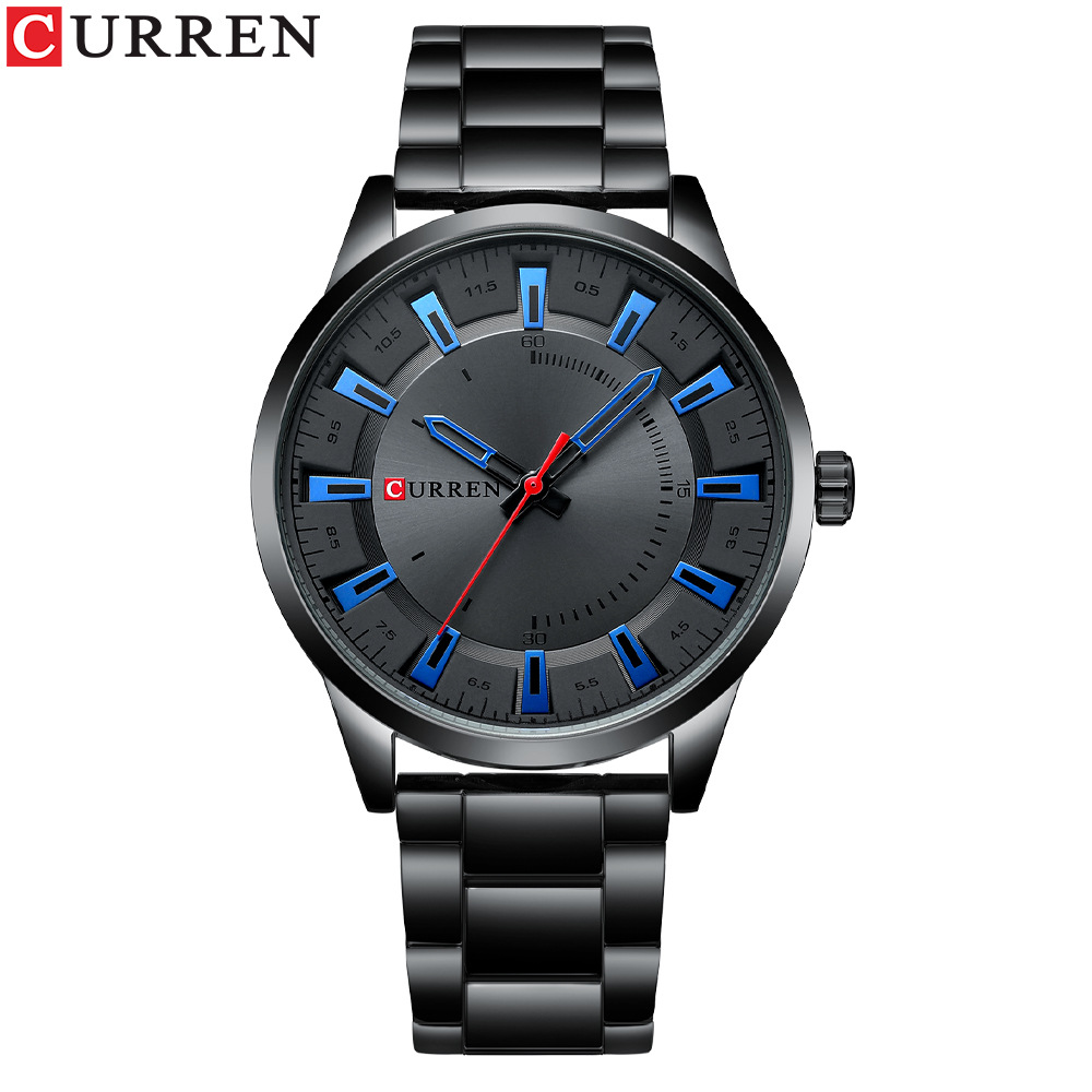 Foto 2 pulgar | Reloj Curren 8406 Para Hombre, Resistente Al Agua, 30 M, Plateado - Venta Internacional.