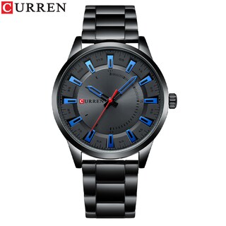 Foto 1 | Reloj Curren 8406 Para Hombre, Resistente Al Agua, 30 M, Plateado - Venta Internacional.