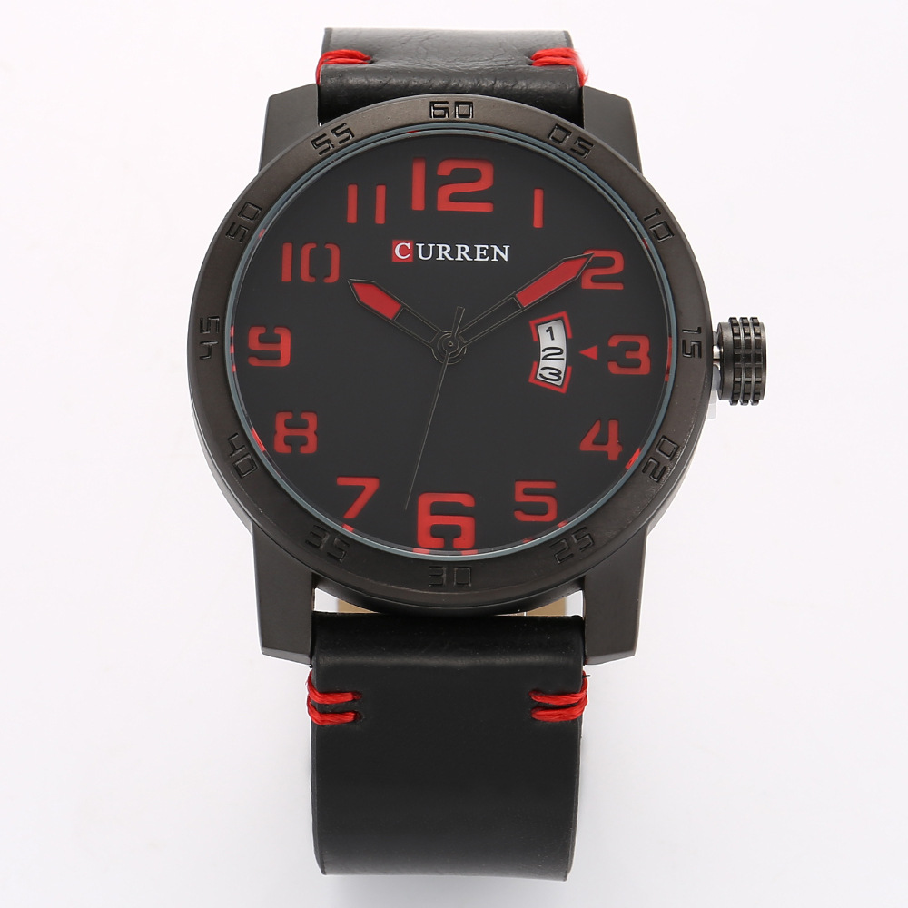 Reloj Curren Single Calendar 8254 Quartz Para Hombre A Prueba De Agua - Venta Internacional.