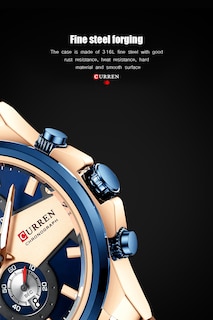Foto 5 | Reloj Curren/8394 Miyota Pc32, Resistente Al Agua, 30 M, Cuarzo, Para Hombre - Venta Internacional.