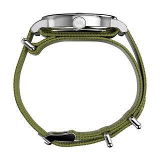 Foto 2 | Reloj Timex Weekender, Caja De 40 Mm, Esfera Blanca Y Correa Verde - Venta Internacional.