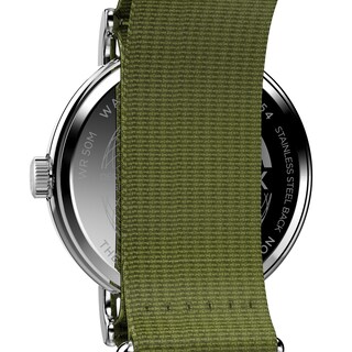 Foto 4 | Reloj Timex Weekender, Caja De 40 Mm, Esfera Blanca Y Correa Verde - Venta Internacional.