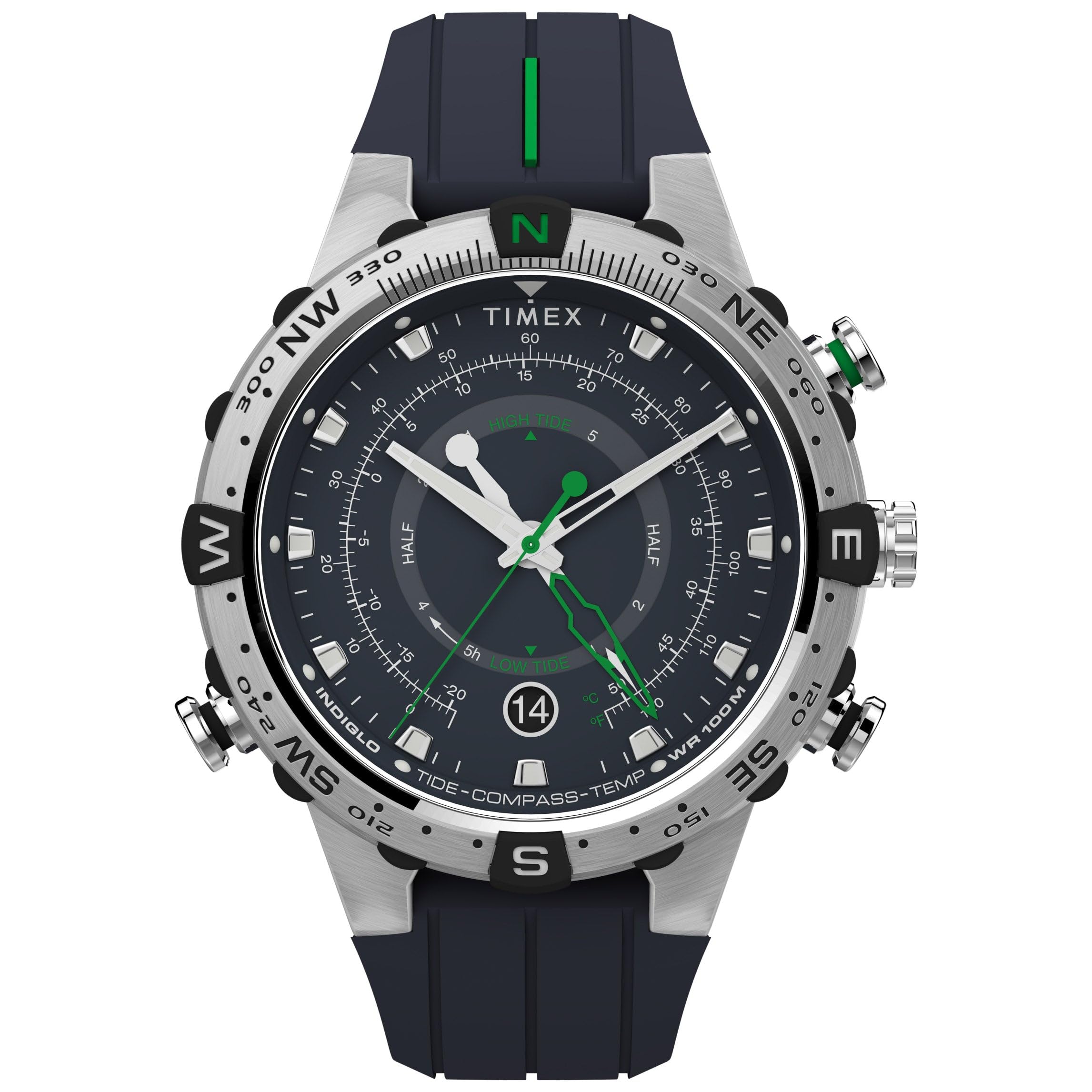 Foto 2 pulgar | Reloj Timex Expedition Tide-temp-compass Para Hombre, 45 Mm Tw2v22100vq - Venta Internacional.