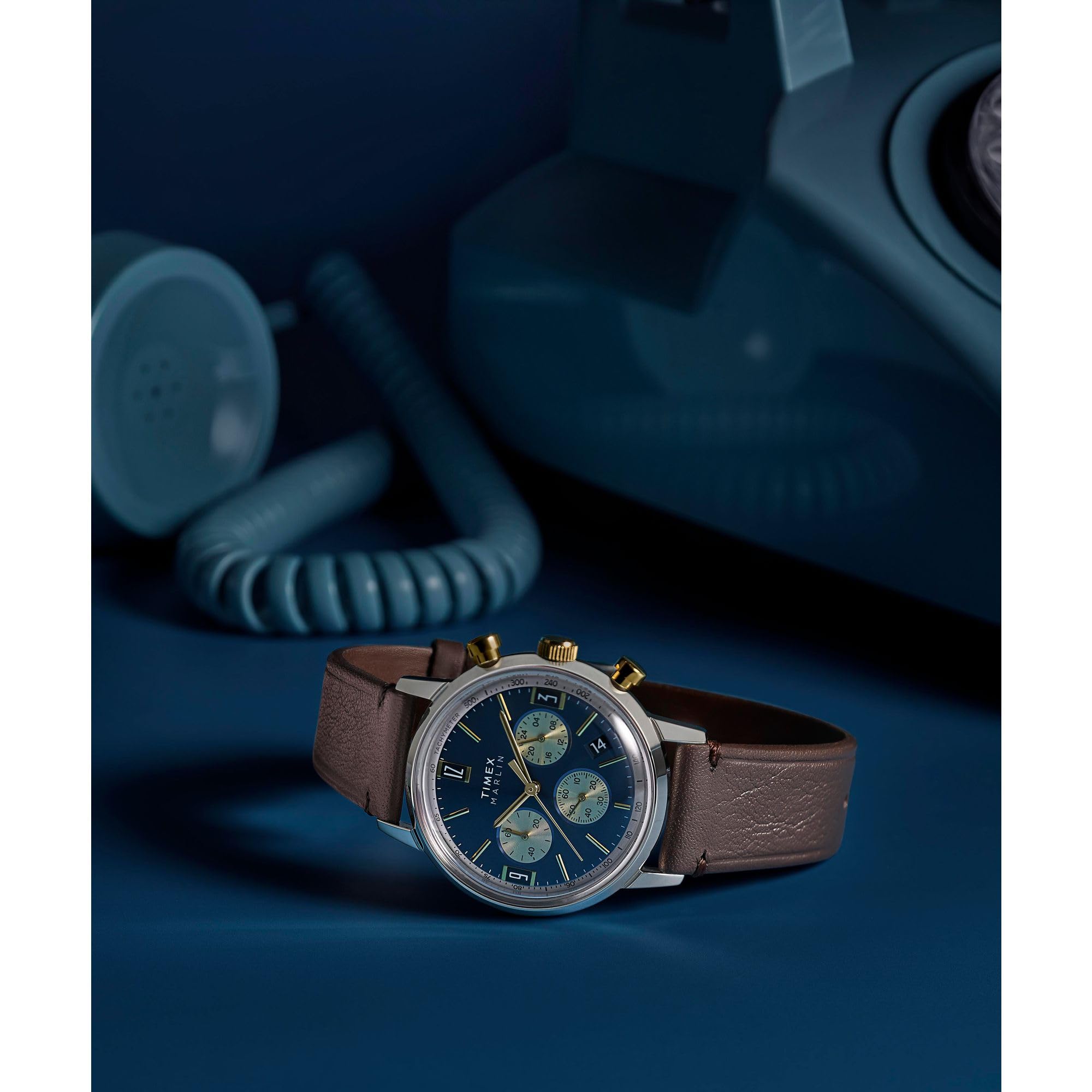 Foto 7 pulgar | Reloj Timex Marlin Quartz Chronograph 40 Mm Para Hombre - Venta Internacional.