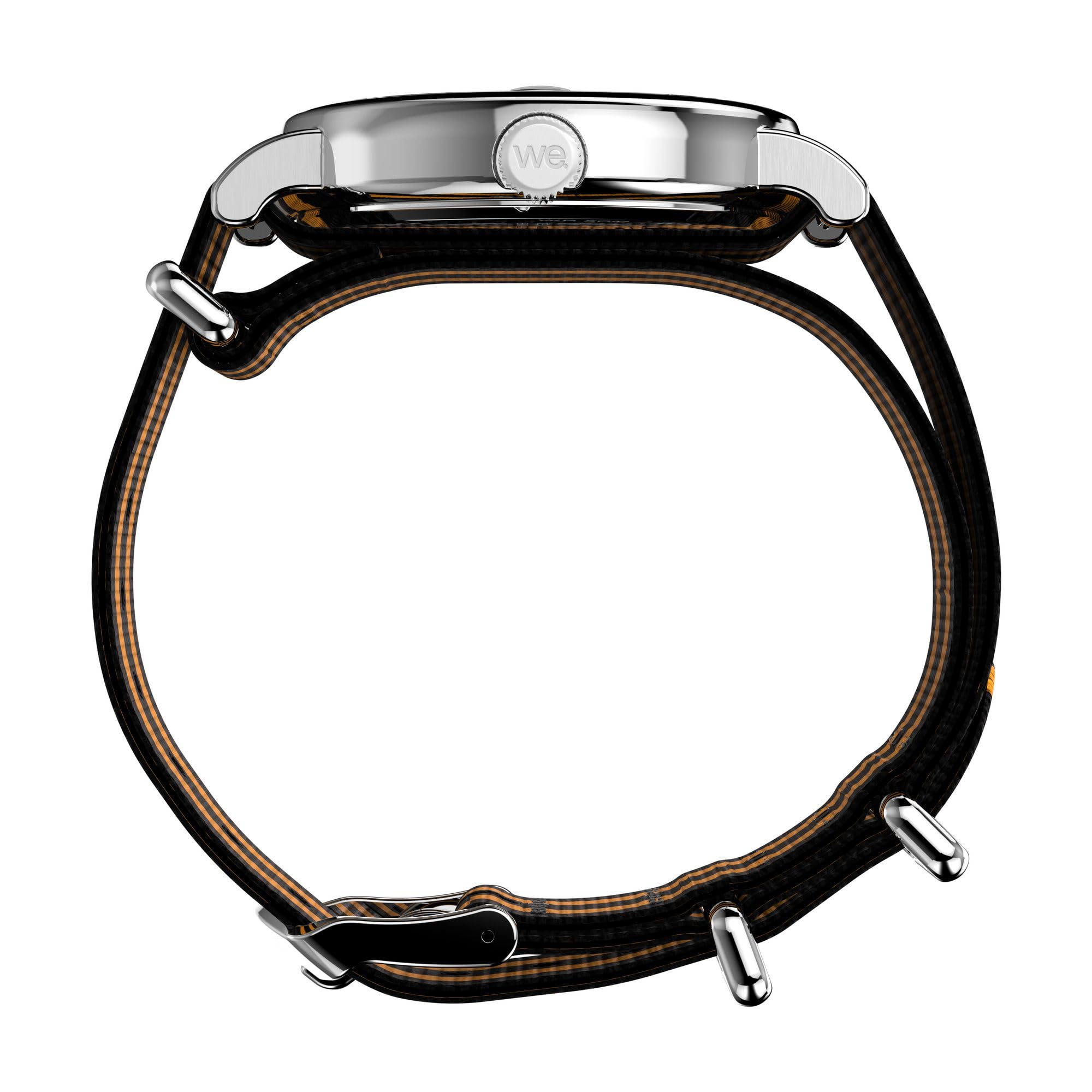 Foto 2 | Funda Watch Timex Weekender De 40 Mm Y Correa Naranja Plateada - Venta Internacional.