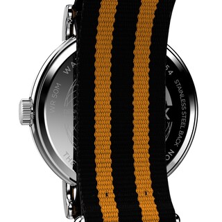 Foto 4 | Funda Watch Timex Weekender De 40 Mm Y Correa Naranja Plateada - Venta Internacional.