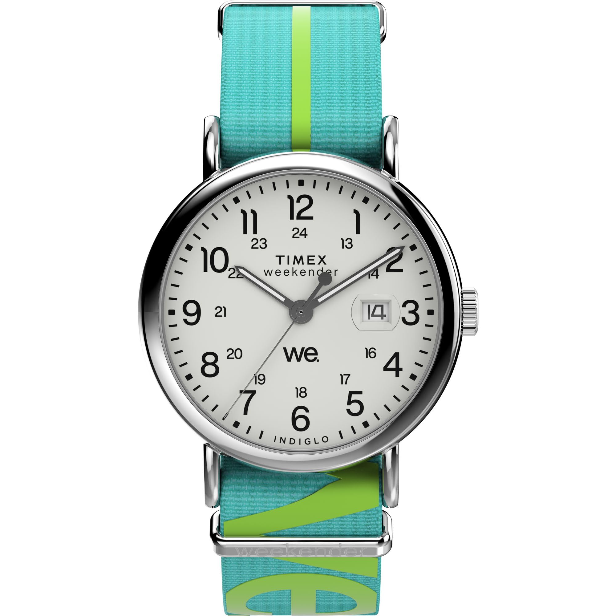 Foto 2 pulgar | Reloj Timex Weekender Con Funda De 40 Mm Y Correa Azul Para Hombre - Venta Internacional.