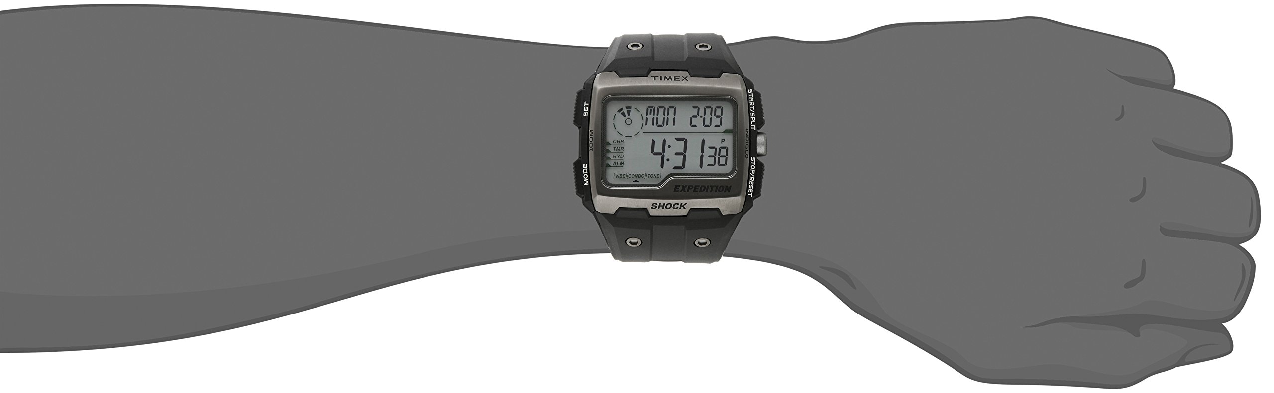 Foto 4 pulgar | Reloj Timex Expedition Grid Shock Para Hombre, Resina Negra - Venta Internacional.