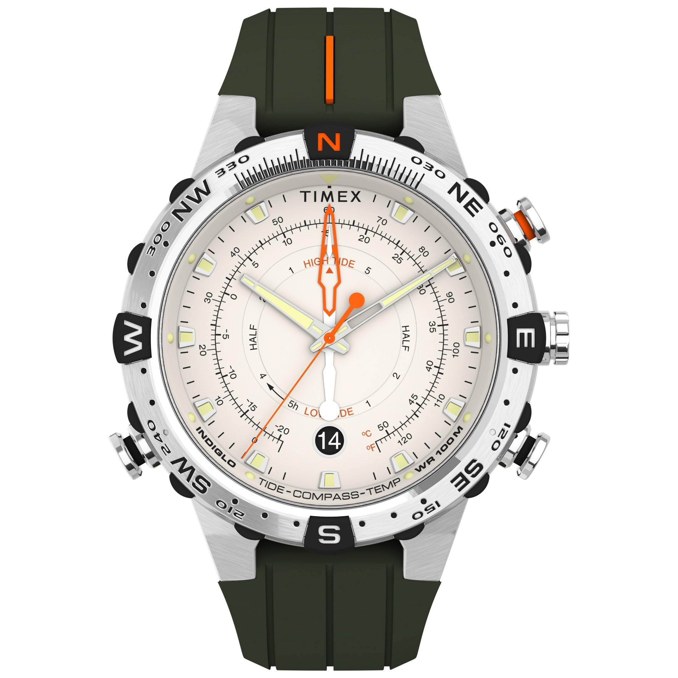 Reloj Timex Expedition Tide-temp-compass 45 Mm Para Hombre - Venta Internacional.